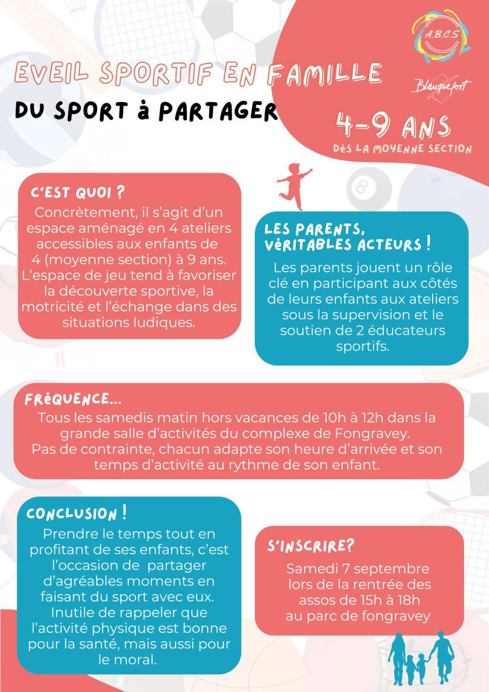 Eveil sportif en famille 4-9 ans