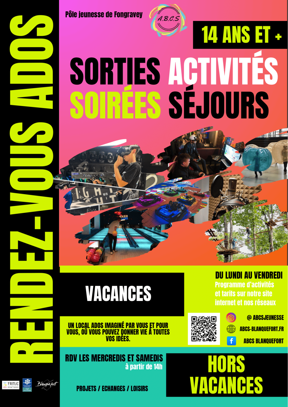 affiche 14 ans et + ados hiver 2025