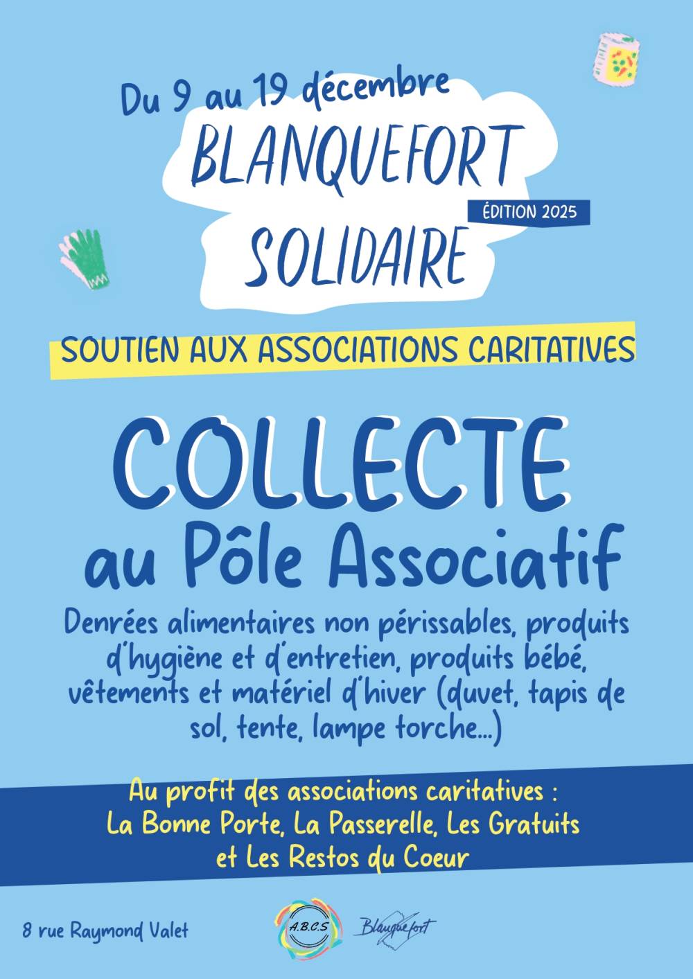 Affiche collecte compress