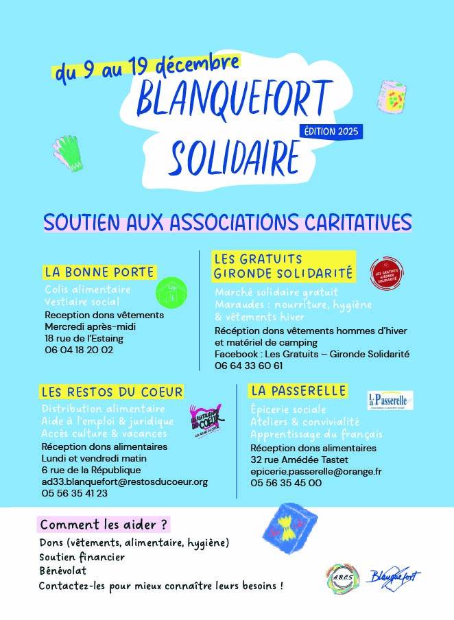 Blanquefort solidaire assos cari compress