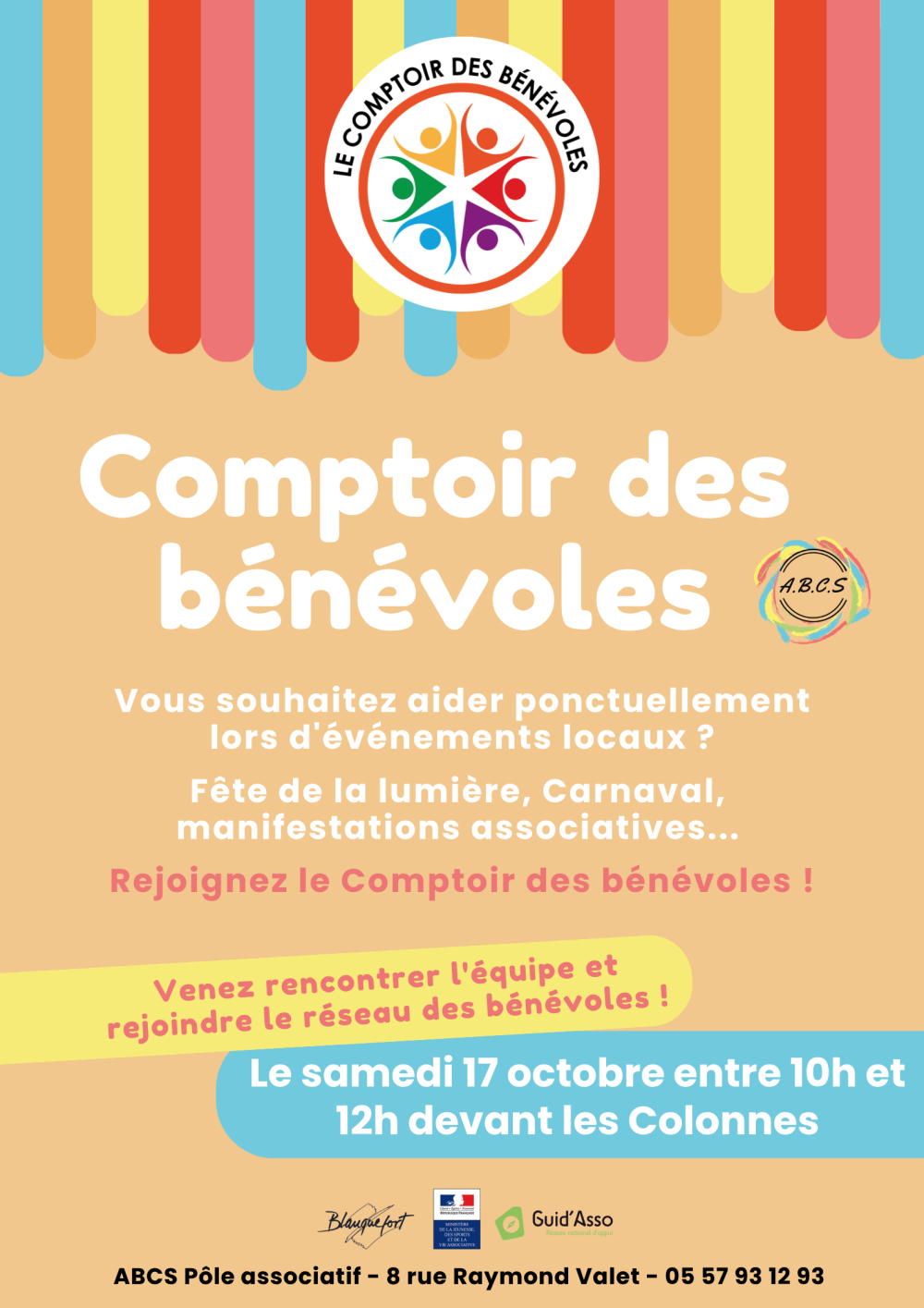 Devenir bénévole : pourquoi pas vous ? Le comptoir des bénévoles est là !