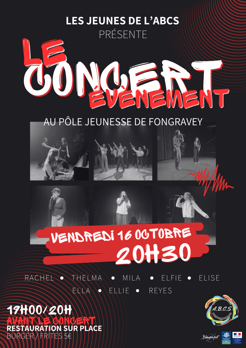 concert jeunesse 16 octobre abcs blanquefort 